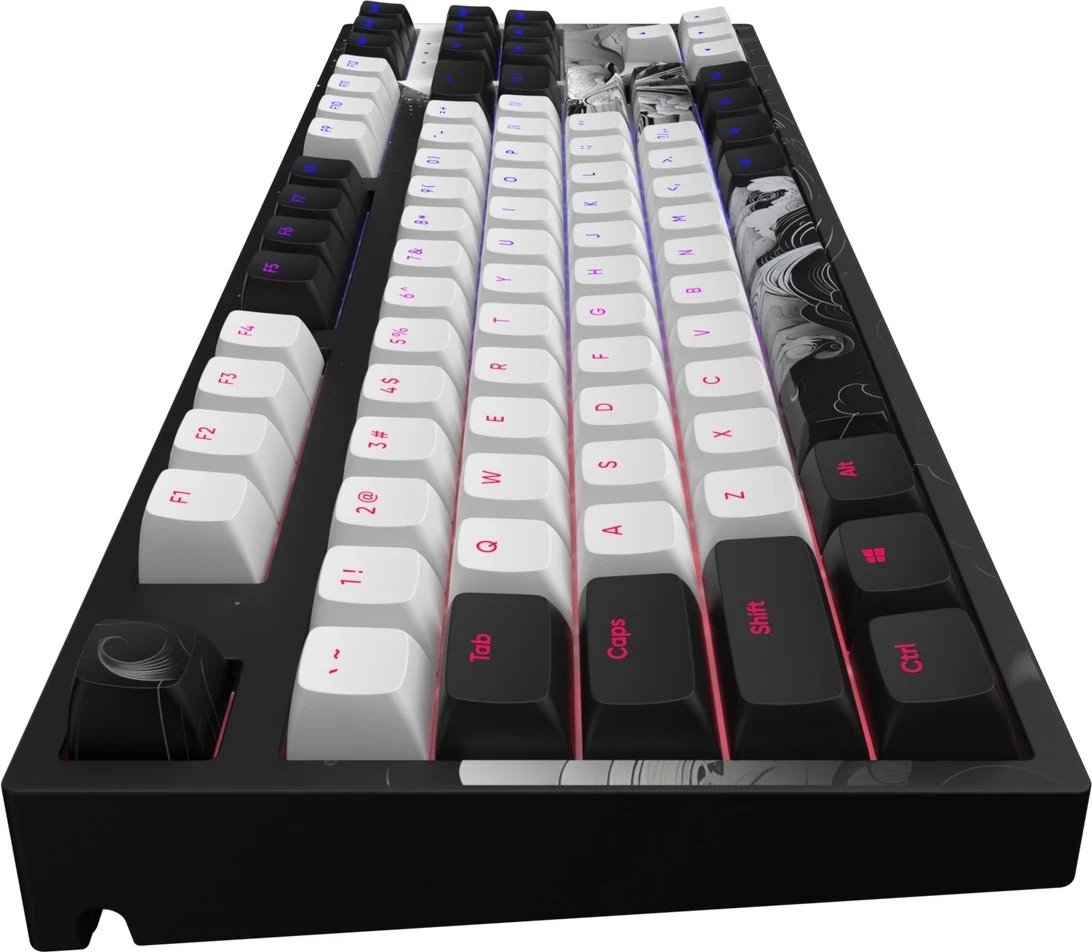 Tastierë Dark Project DPP87 InkPBT Top PrintG3MS, RGB, mekanike, bardhë e zezë