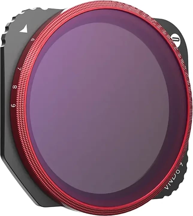 Filtër VND për dron PGYTECH P-39A-013, për DJI Mavic 3 Classic, 6-9 stop, i kuq
