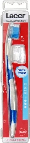 Furçë dhëmbësh Lacer Máxima Precisión për të rritur, mesatare, 1 copë, blu