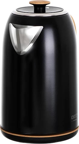 Çajnik elektrik, Adler, CR 1342, 1.7 L, STRIX, inoks, 2200W, bazë 360°, i zi