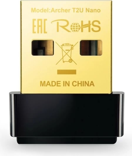 Kasë rrjeti WiFi TP-LINK Archer T2U Nano, USB, AC600, e zezë