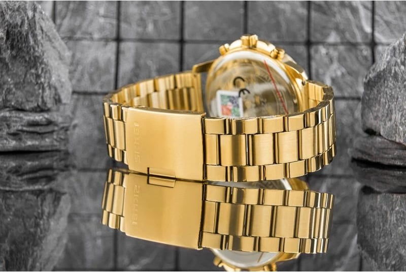 Orë dore për meshkuj Skmei, e zezë