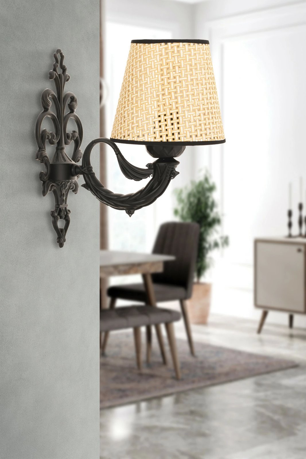 Llambë muri Opviq, Lily, korale-natyrale, e zezë