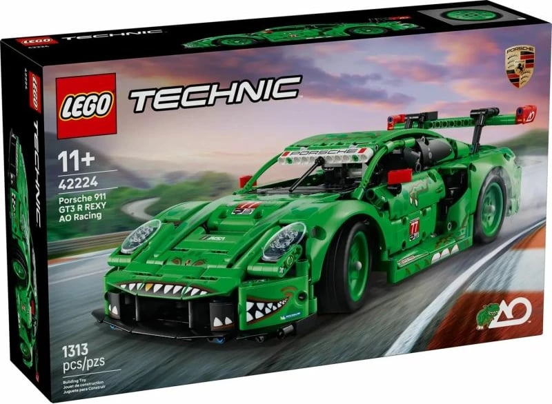 Set LEGO Technic Porsche 911 GT3 R AO Rexy, unisex