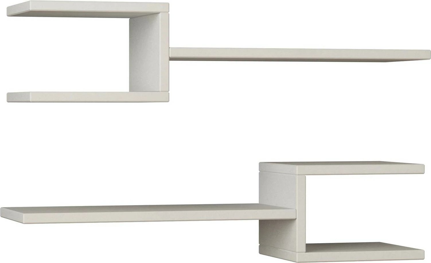 Raft muri Skye Decor, i bardhë