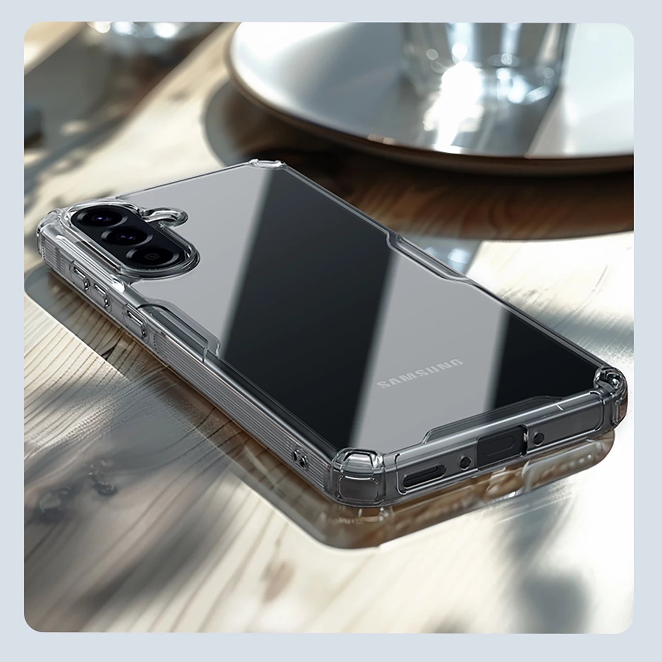Mbështjellës Nillkin Nature Pro për Samsung Galaxy A56 5G, Transparent