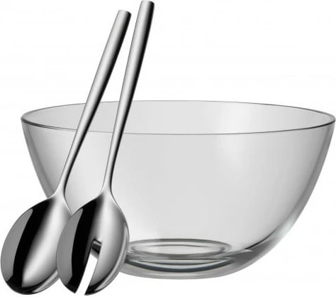 Set sallate WMF Taverno 3 pjesë, transparent/argjend