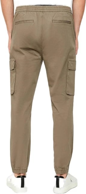 Pantallona Calvin Klein Jeans meshkuj, beige Pantallona Calvin Klein Jeans meshkuj, beige