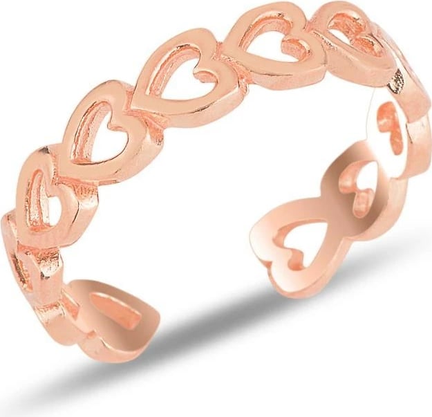 Unazë argjendi Jumeon, ngjyrë ari rozë, SGTL11682