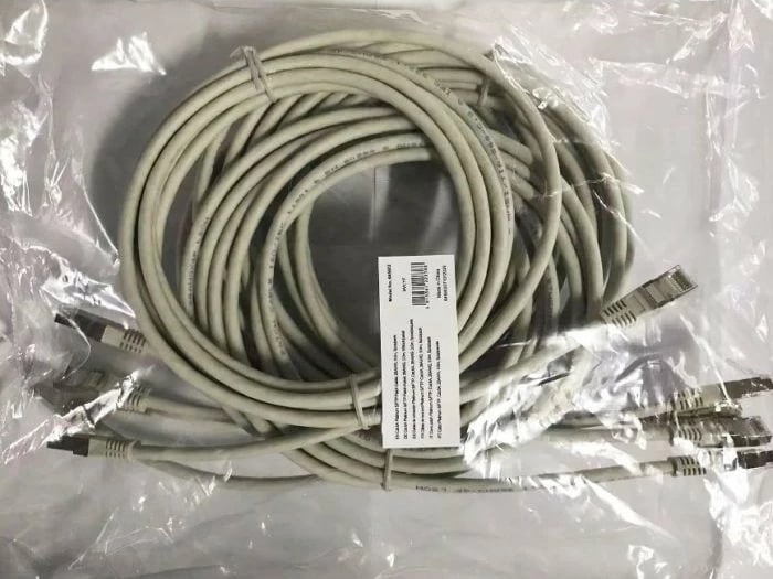 Kabllo rrjetit Cat6a Equip S/FTP 3m set 5 copë, ngjyrë hiri