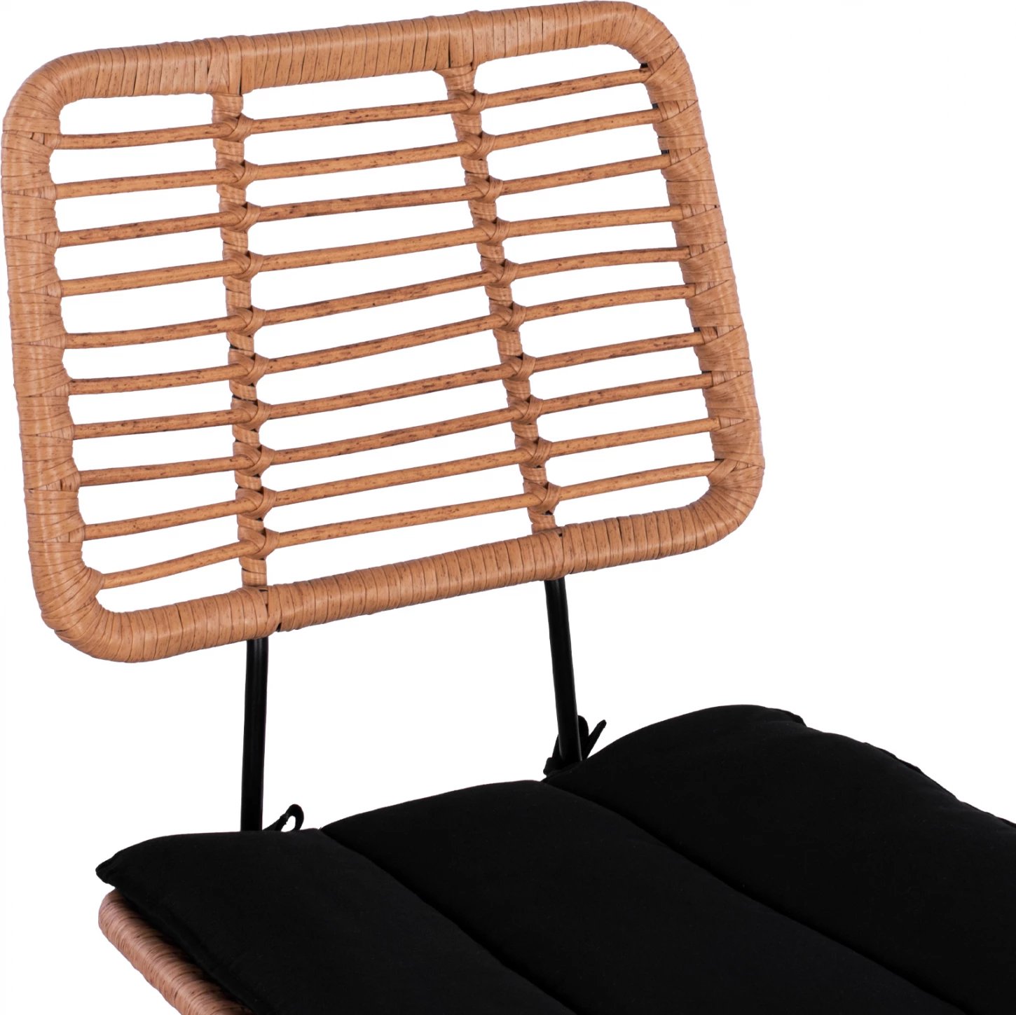 Karrige për bar me jastëk Allegra FH5644 me thurje ngjyrë bezhë 55x56x107 cm