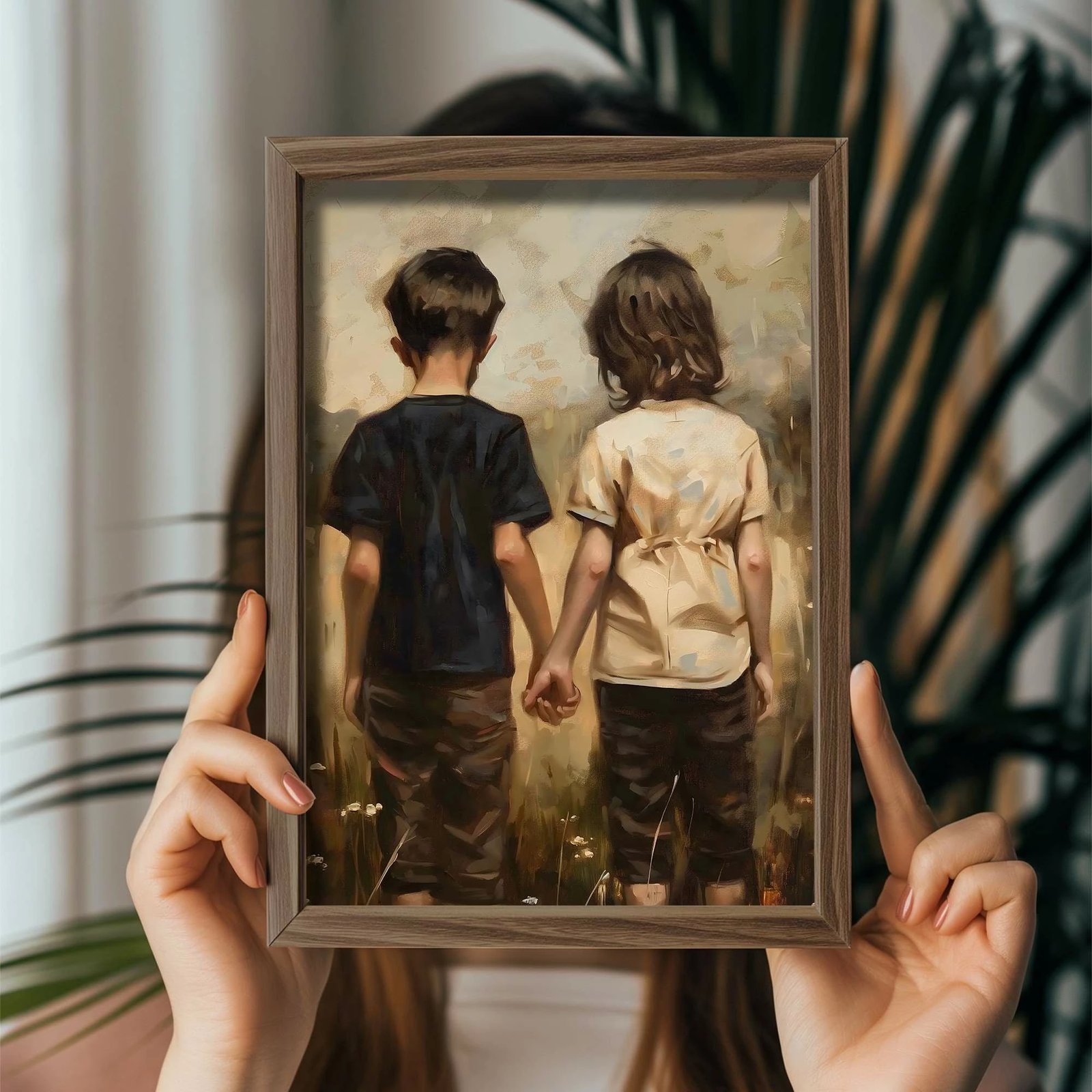 Pikturë dekorative me kornizë MDF, Wallity, GE237-L, shumëngjyrëshe