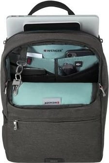 Çantë shpine Wenger MX Reload 14" me ndarje për tablet, e zezë