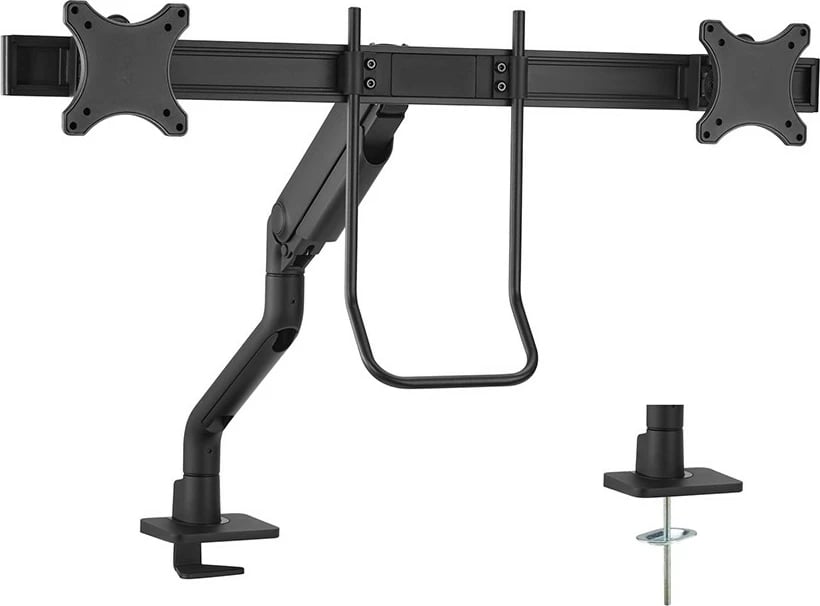 Krah monitori Neomounts DS75S-950BL2, Clamp/Grommet, 8 kg, 17"-32", i zi