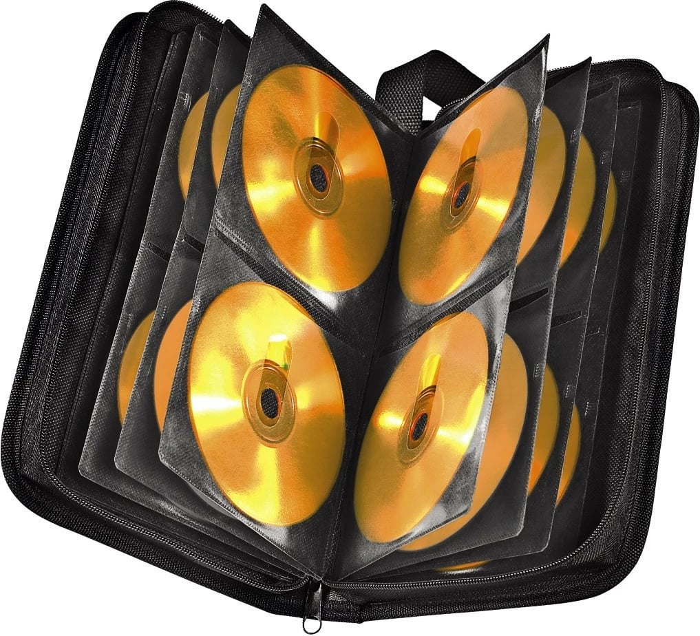 Portofol CD Hama 11617, 104 CD, najlon, i zi
