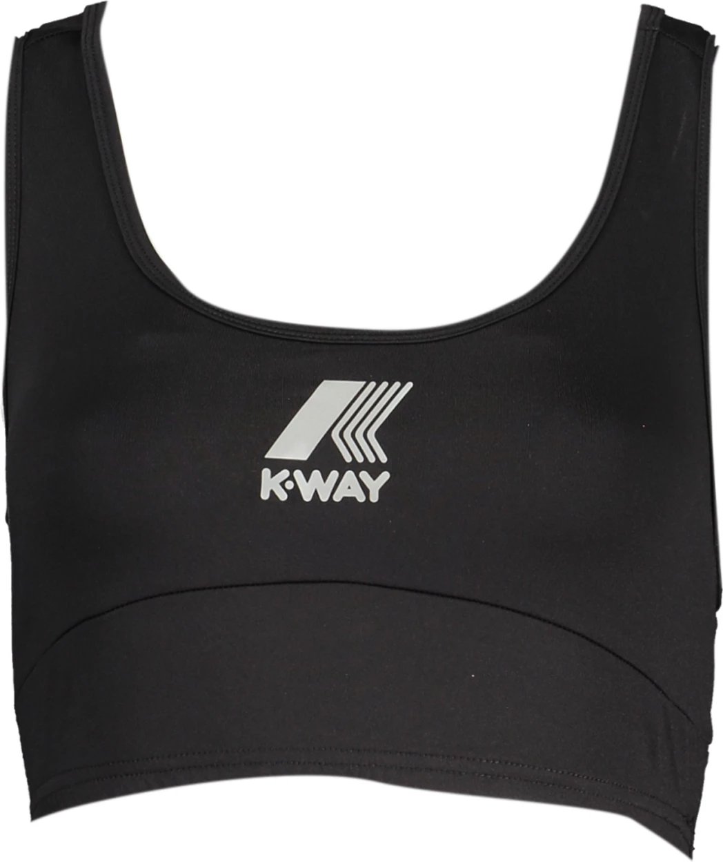 Top sportiv K-WAY për femra, e zezë