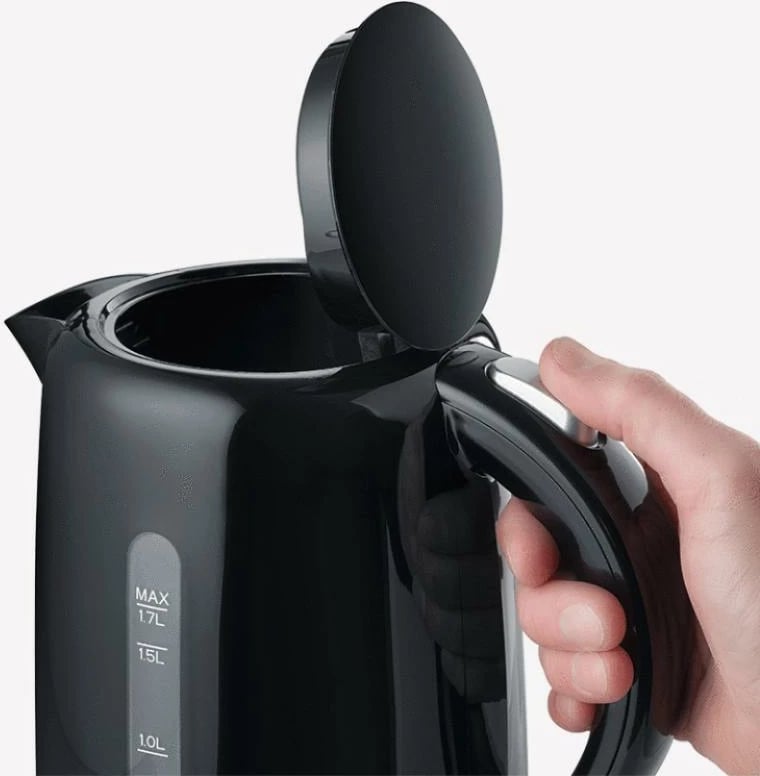 vluese uji elektrike, Severin WK 4322, 1.7 L, e zezë