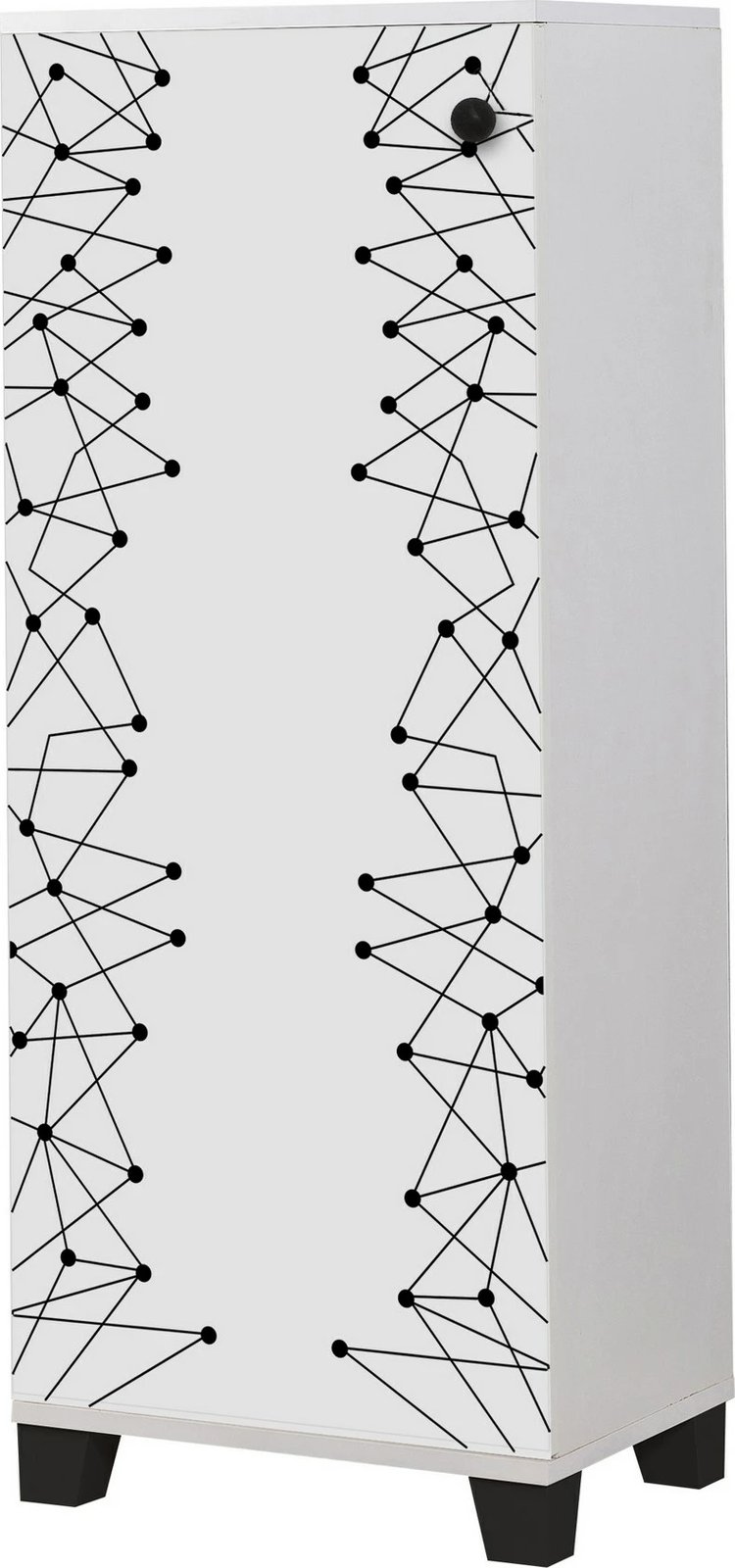 Dollap për këpucë Hanah Home, Filinta 801, bardhë