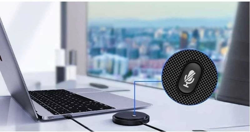 Mikrofon konferencash Techly ICC SH-22, omnidireksional, USB 2.0, i zi Mikrofon konferencash Techly ICC SH-22, omnidireksional, USB 2.0, i zi