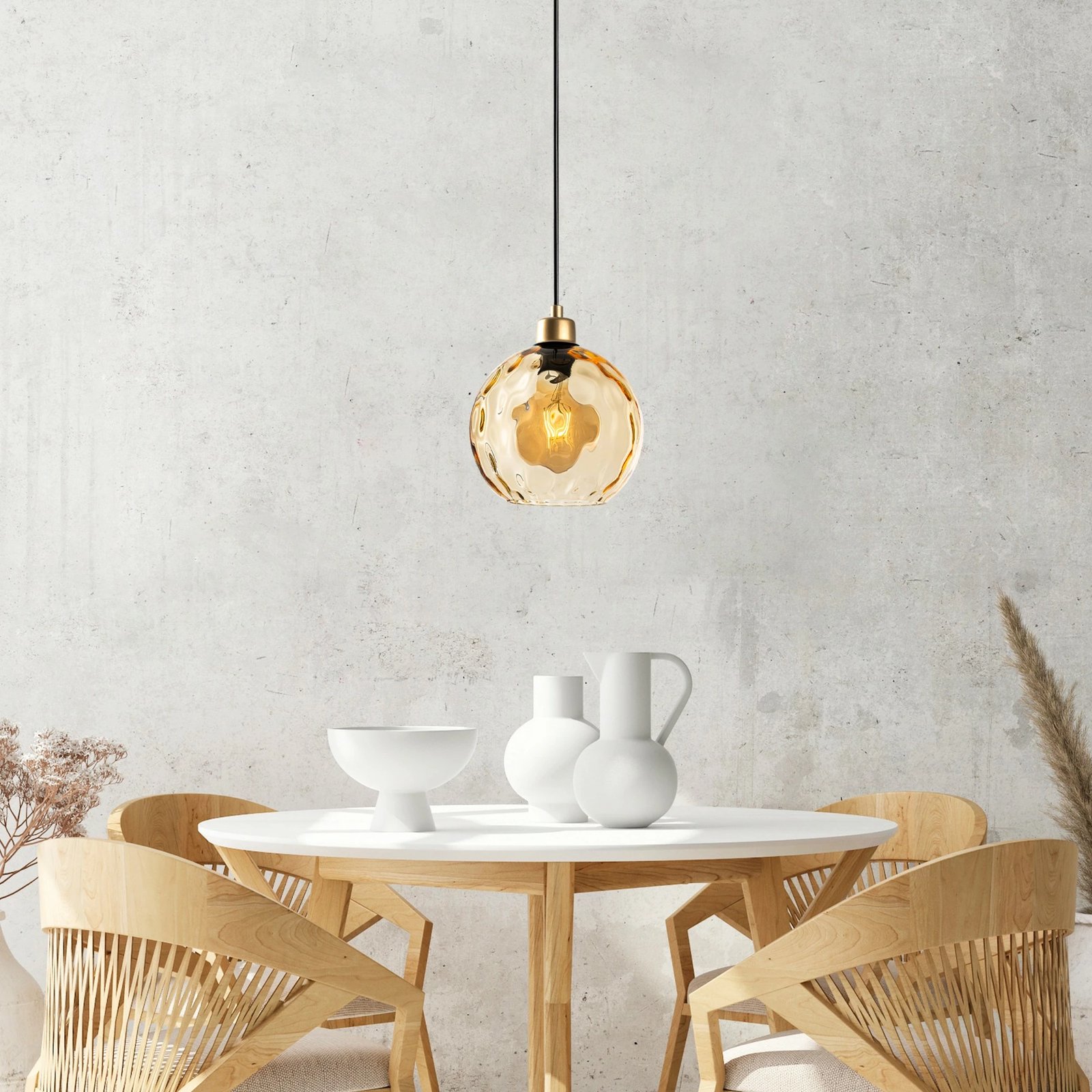 Llambë tavani Opviq, Benek, ngjyrë e verdhë, 20-14314