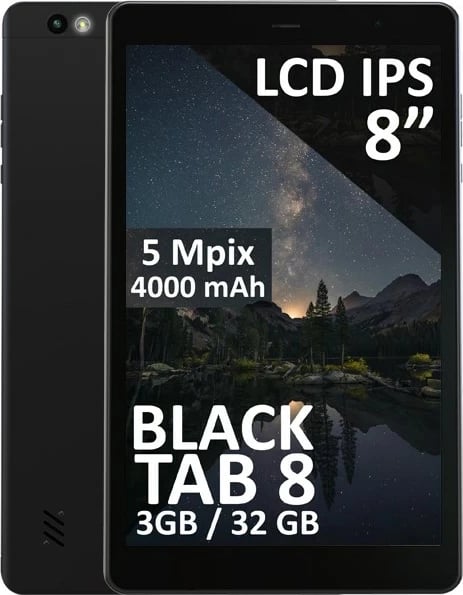 Tablet BLOW BlackTAB8 3GB 32GB 8 inç, i zi, 4G LTE