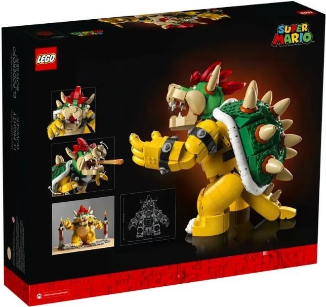 Set ndërtimi LEGO Super Mario Mighty Bowser 71411, 2807 pjesë, ekstra i madh
