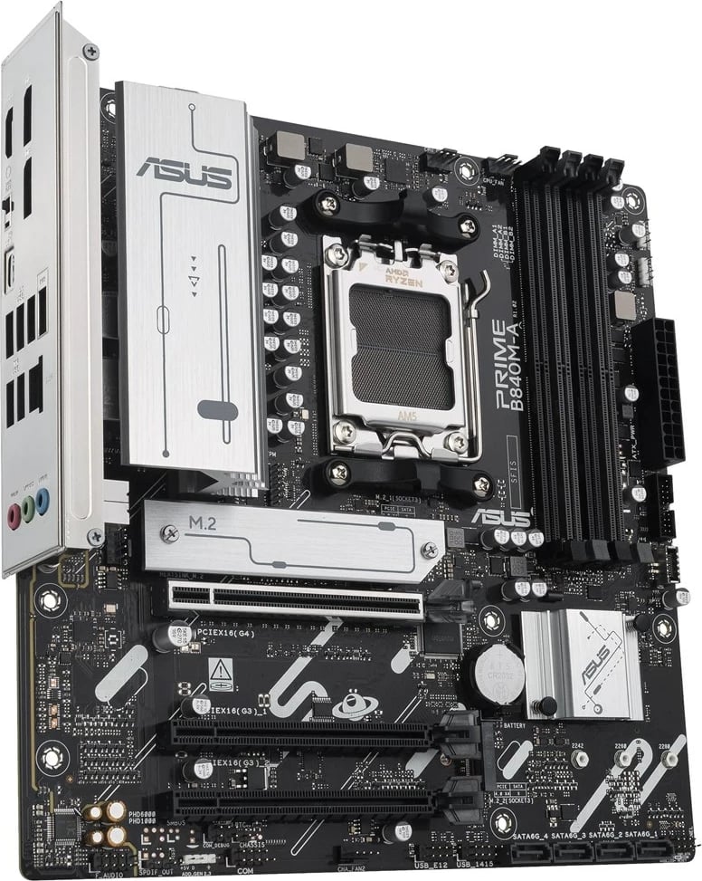 Pllakë amë ASUS PRIME B840M-A-CSM, Socket AM5, micro ATX, Gri