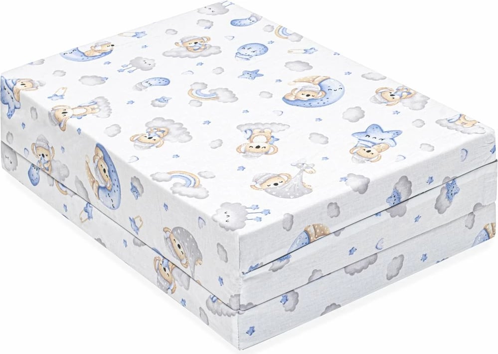 Dyshek palosës për krevat fëmijësh New Baby STANDARD 120x60x5 cm, blu koala