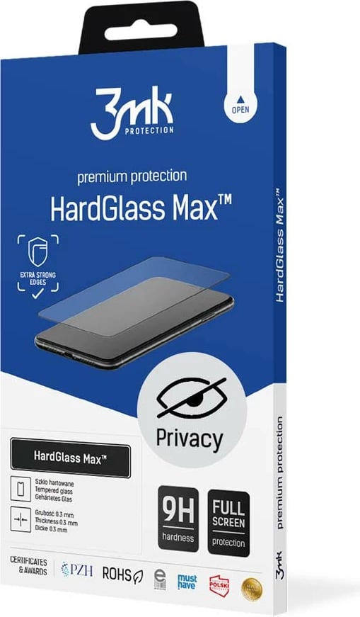 Xham mbrojtës 3mk HardGlass Max Privacy për iPhone 12 Pro Max