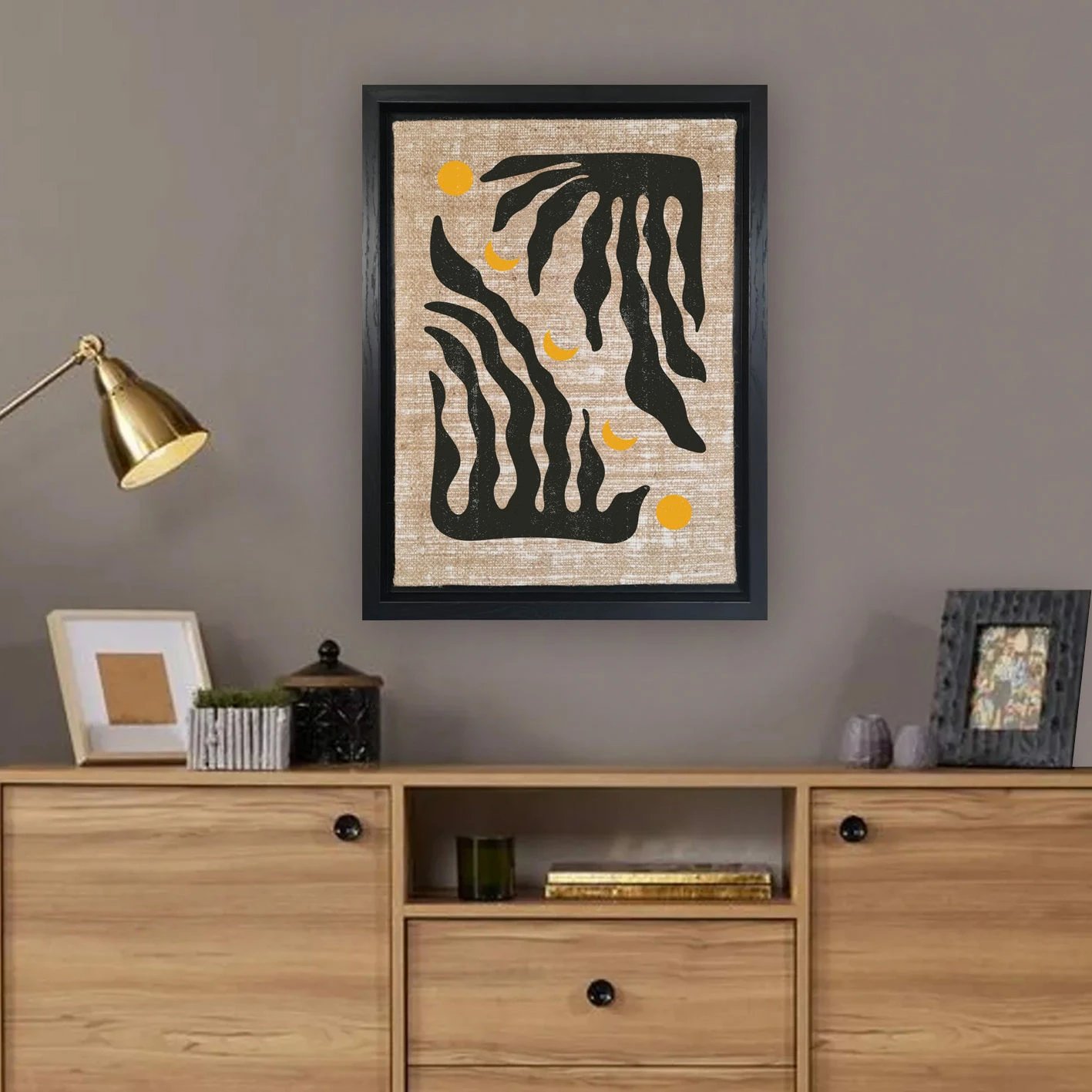 Pikturë dekorative në kanavacë, shumëngjyrëshe, Wallity, LSJ218122299782 - 4666, 46x66cm