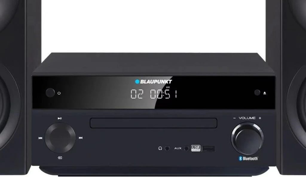 Mini-tower Blaupunkt MS30.2BT me Bluetooth, i zi