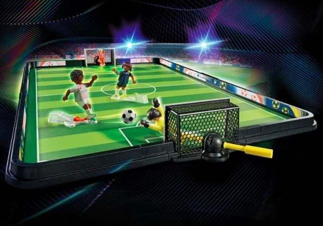 Set figurina sportive Playmobil 71120 Football Stadium, 63 pjesë