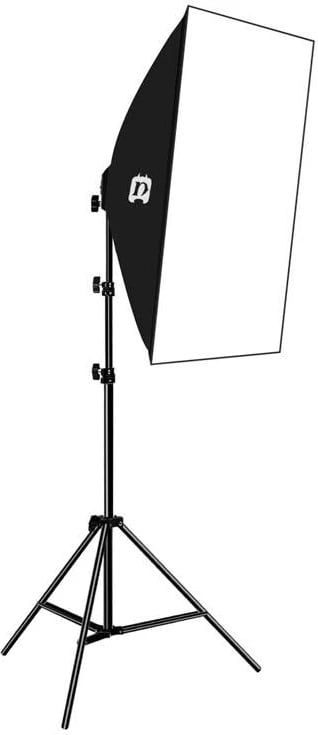 Set studio Puluz PU5071EU me softbox 50x70cm, tripod, 4 llamba LED