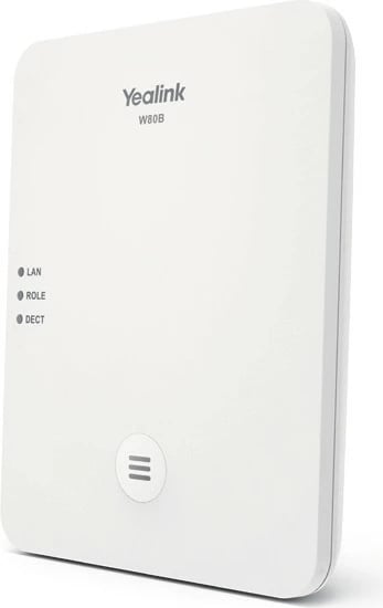Sistem DECT IP Multi-Cell Yealink W80B, 1.8 - 1.9 GHz, i bardhë