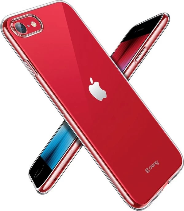 Mbështjellës CRONG Crystal Slim Cover për iPhone SE/8/7, Transparent