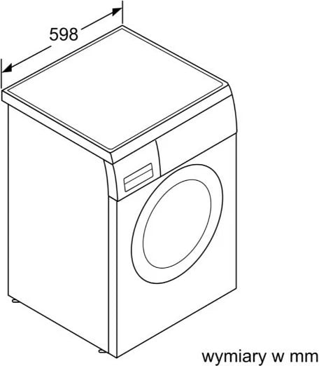 Lavatriqe Bosch WUU28T10PL, 9 kg, e bardhë