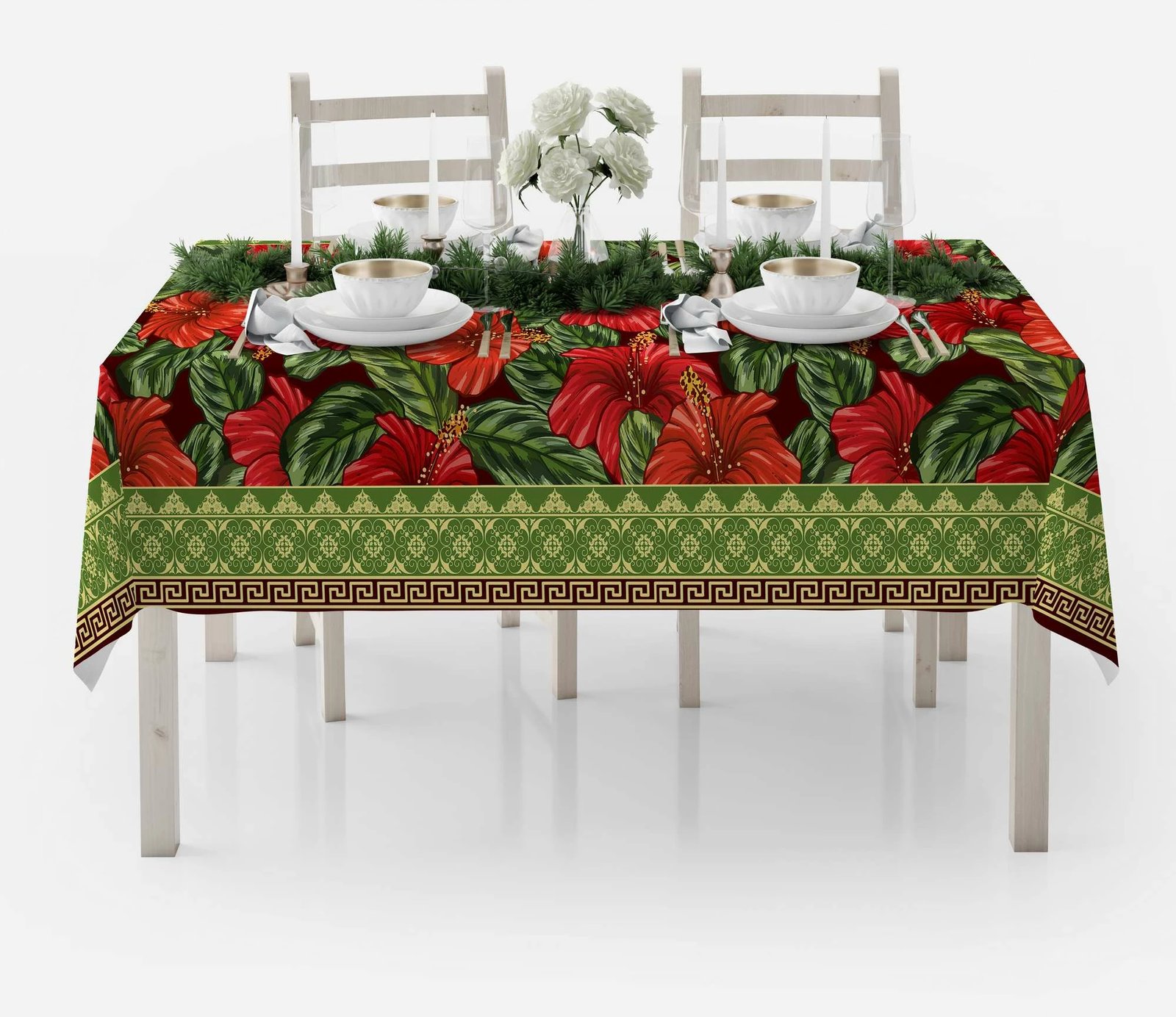 Mbulesë tavoline Hermia Concept, shumëngjyrëshe, 140x140cm