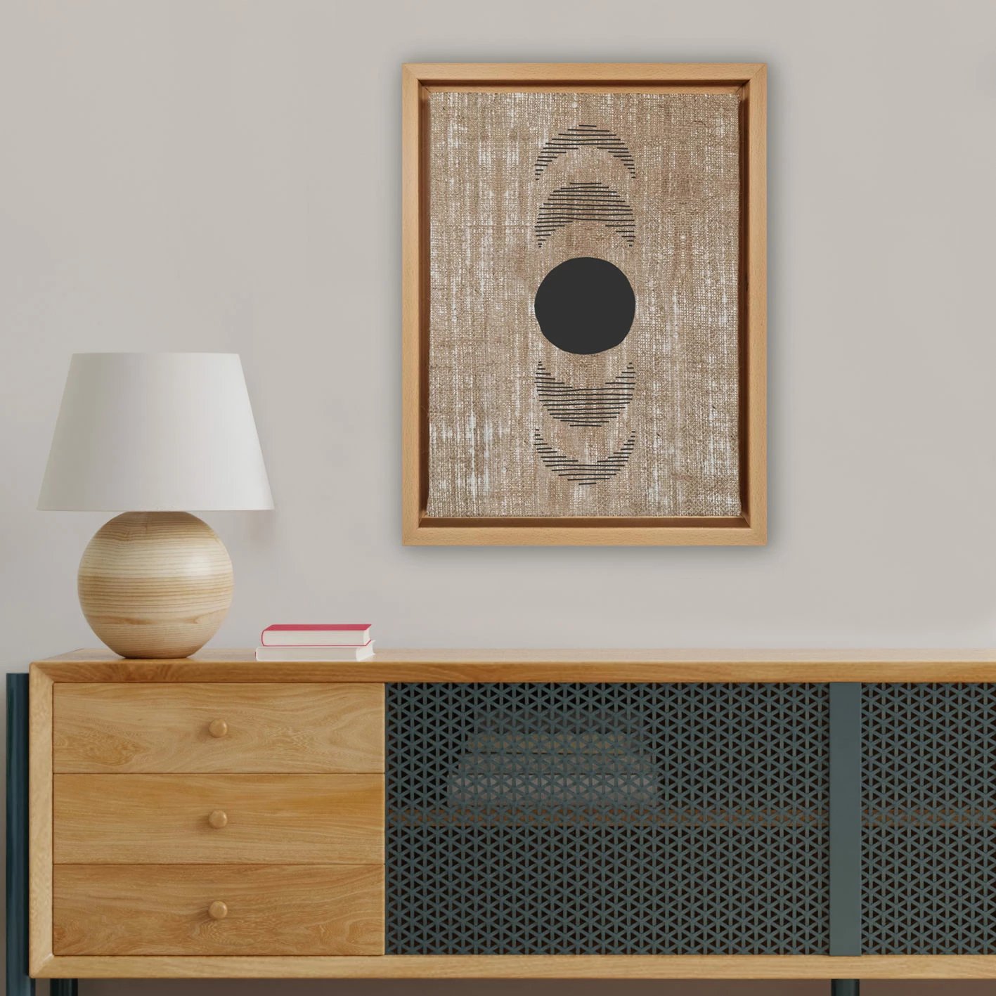 Pikturë dekorative në kanavacë, shumëngjyrëshe, Wallity, LNJ51794309982 - 4666, 46x66cm