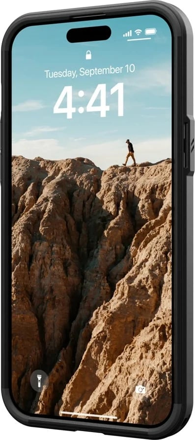 Mbështjellës Urban Armor Gear 114306114040 për celular, për Apple, 6.7", i zi