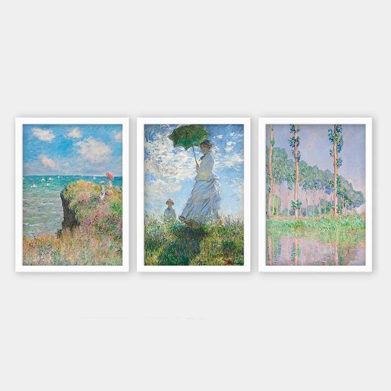 Pikturë dekorative me kornizë (3 copë), Wallity, 3BC_UN547252_3545