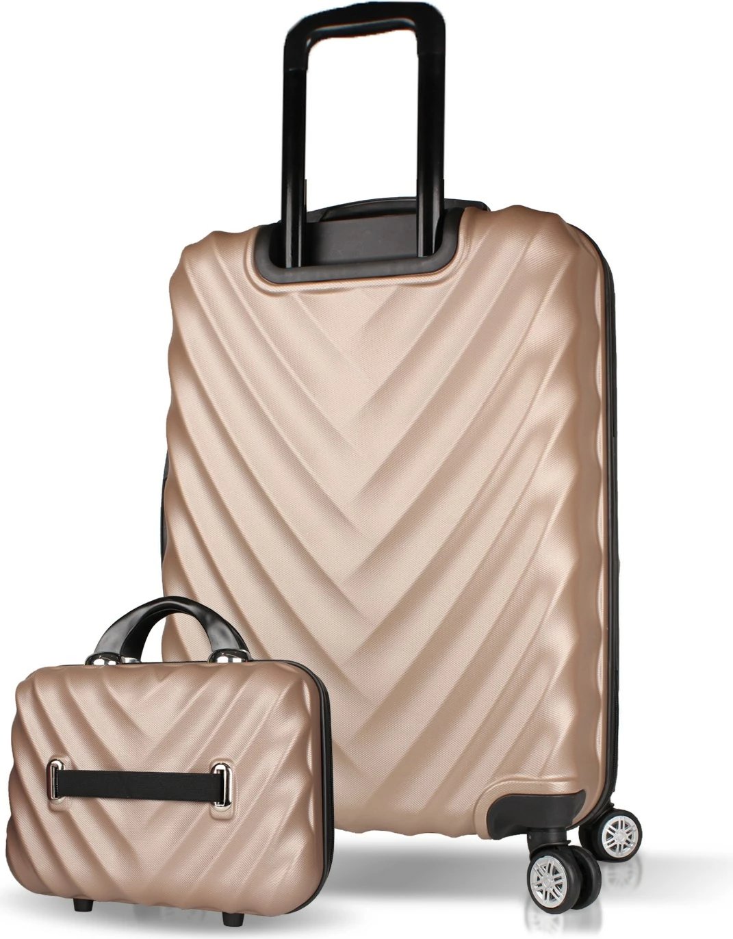 Set valixhesh (2 copë), ngjyrë ari, Zoozie Bags, 7392