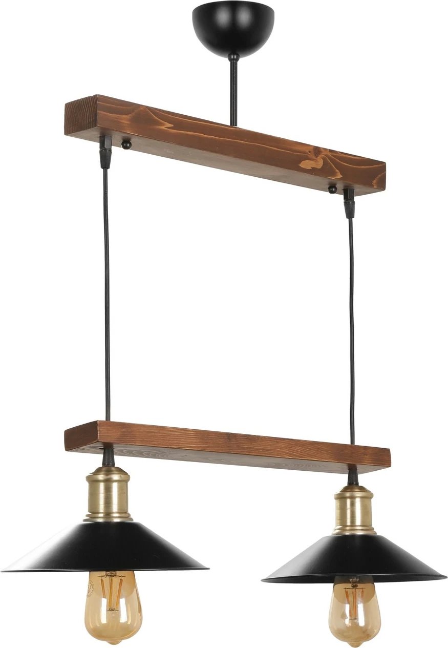 Llambë tavani druri Opviq, 8362-2, kafe dhe e zezë