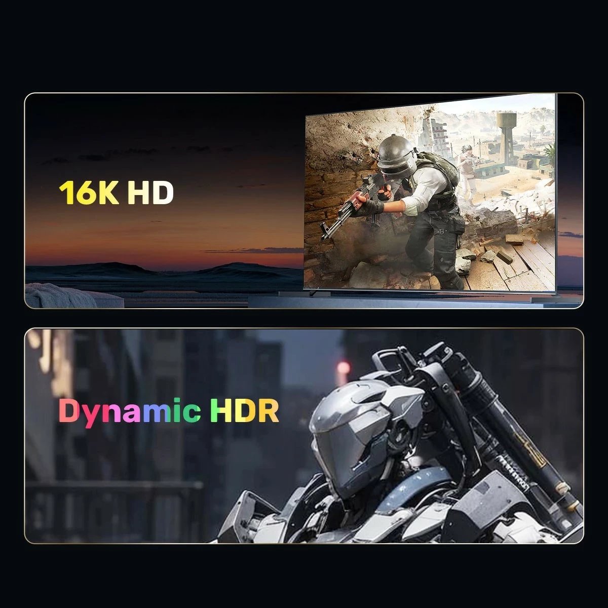 Kabllo DisplayPort Unitek 2.1 8K 120Hz 3m zi-gri