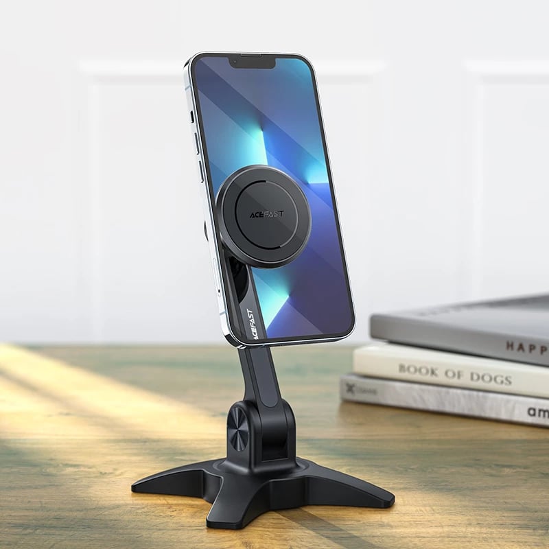 Mbështjellës magnetik Acefast E11 për celular, i zi