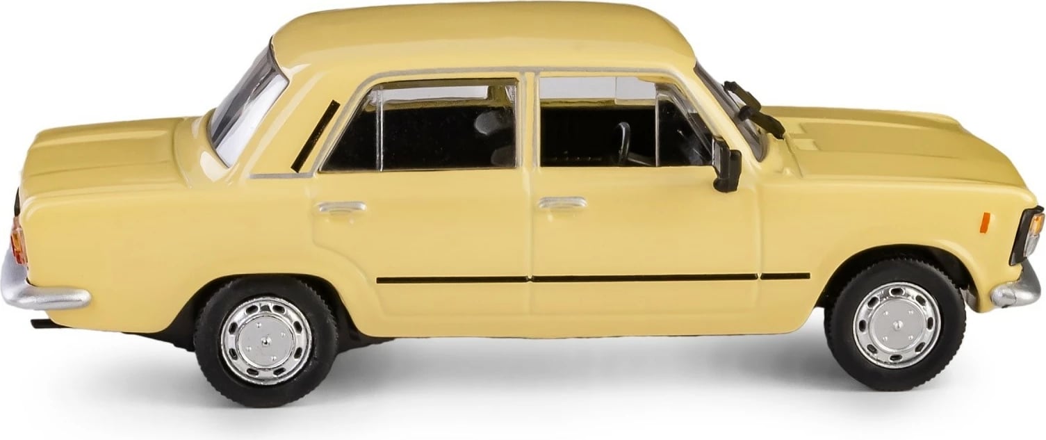 Model makine Daffi Fiat 125p, 1:43, Metal/Plastik, e verdhë