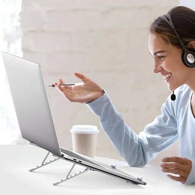 Mbajtëse laptopi UGREEN LP451, e rregullueshme, argjendtë