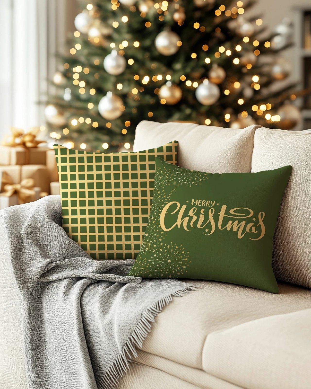 Set mbulesash jastëku për Krishtlindje, shumëngjyrëshe, Evila Originals, PLW-NWYR26 - 7, 43x43cm (2 copë) Set mbulesash jastëku për Krishtlindje, shumëngjyrëshe, Evila Originals, PLW-NWYR26 - 7, 43x43cm (2 copë)