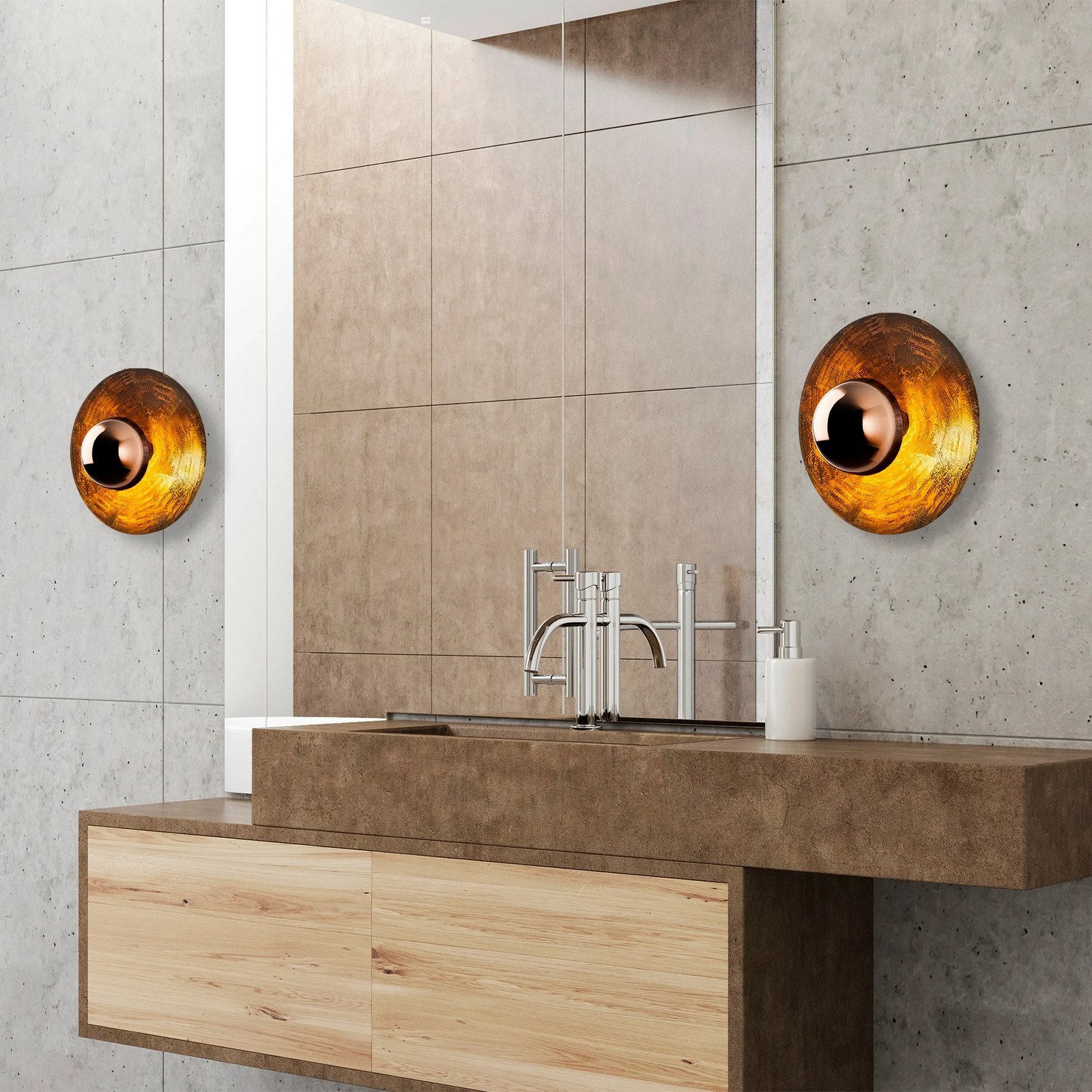 Llambë muri Opviq, ngjyrë bakri, Kurt - 13351