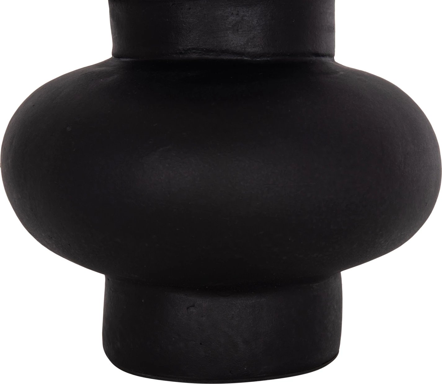 Vazo dekorative tavoline LEMA, terrakotë e zezë, FH4664.01M, 22x29cm