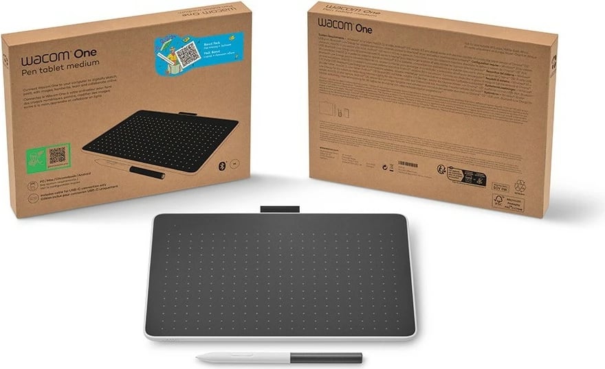 Tabletë grafike Wacom ONE Pen Tablet Small, e zezë